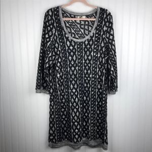 Moth Anthropologie Sweater-stitch Tunic Dress XL